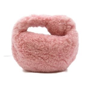 Bottega Veneta Shearling Handbag Pink